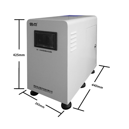 信点XD-1000型消毒水生成机快速使用手册图解(图1)