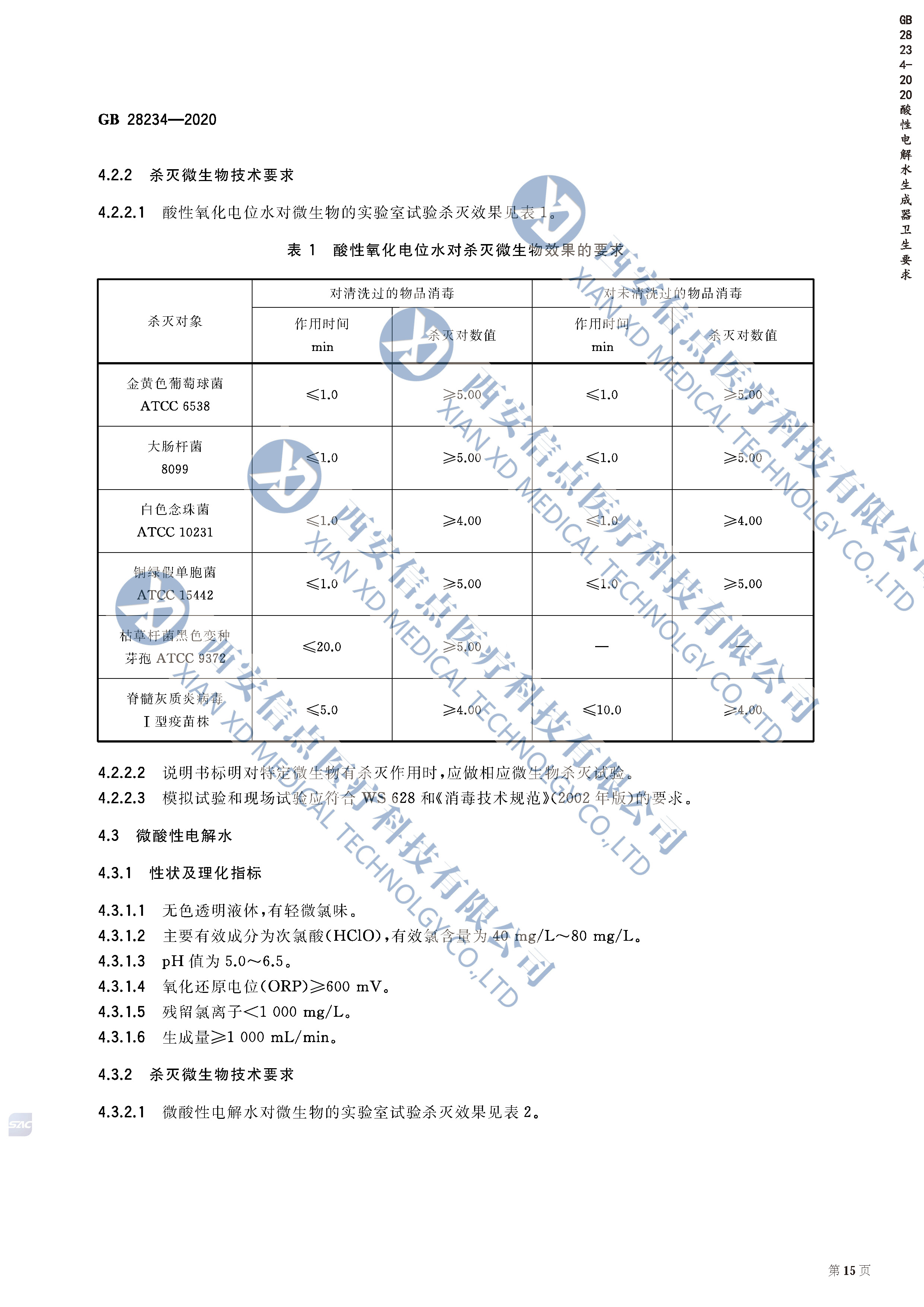 GB28234-2020酸性电解水生成器卫生要求(图5)